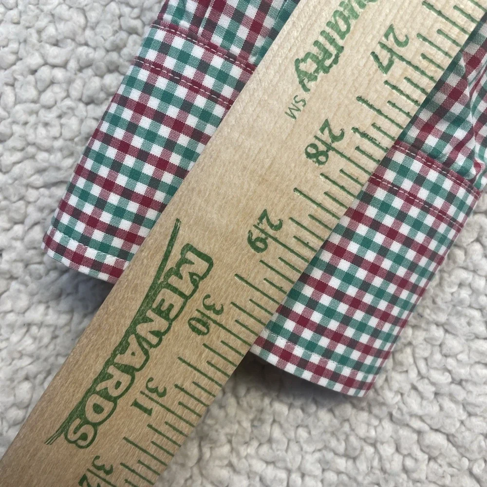 Vineyard Vines Button Down Mens XS Red Green Tucker Shirt Gingham Classic Fit